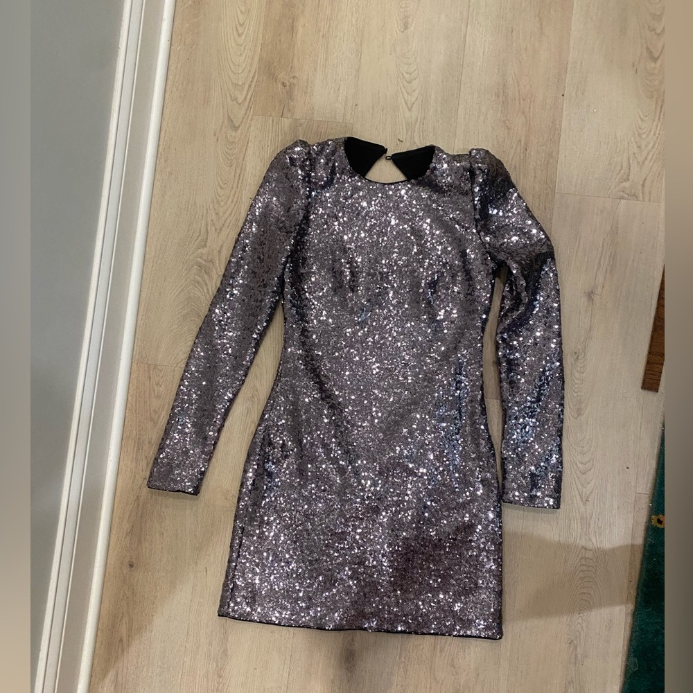 Rachel Zoe keyhole back party dress